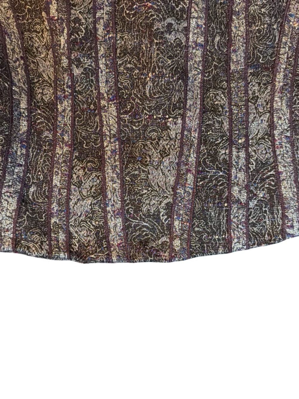 Floral Vintage, Cottagecore, structured, tapestry/medievil, brocade corset top S - Picture 4 of 9
